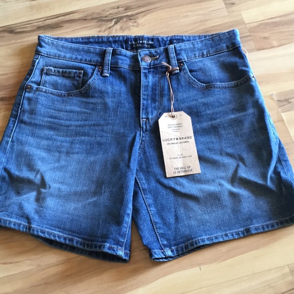 Lucky Brand The Roll Up Jean Short Sz 27 - Picture 3 of 11